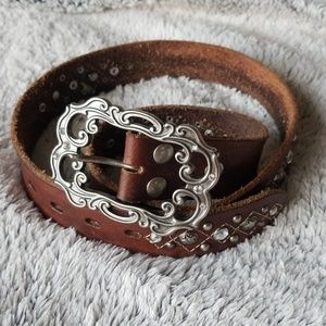 Western Style Leather Belt